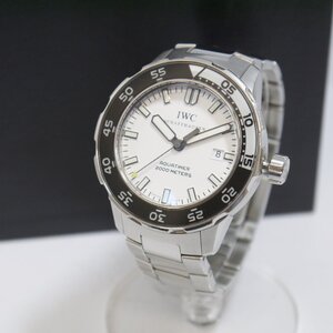 ★USED品 IWC SCHAFFHAUSEN【IW356805 アクアタイマー 2000 自動巻 メンズ 白文字盤 インターナショナル ウォッチ カンパニー】