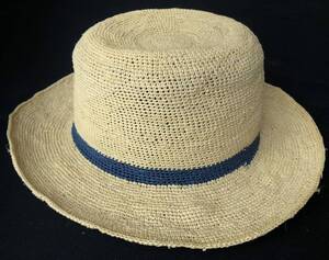 新品 エクアアンディーノ ハンドメイド パナマハット カンカン帽 Ecua-Andino panama hats 天然素材 エクアドルハット 玉5572