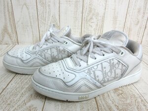 Dior/ディオール：B27 ロートップ スニーカー オブリーク ホワイト サイズ41 メンズ 中古/USED