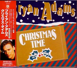 送料込即決　ブライアンアダムスCD「CHRISTMAS TIME/クリスマスタイム」BRYAN ADAMS日本盤PODM-1047帯付中古