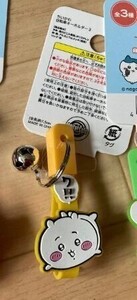 ちょこぴたん　ちいかわ　ナガノ　自転車 キーホルダー　ストラップ　アクセサリー　白い猫　電通　新品未使用　ふきだし　アニメ風