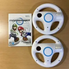 マリオカートWii ソフト　ハンドル　2個　セット