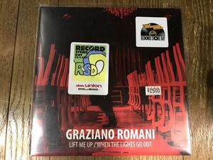 即決！2017 Record Store Day, RSD 限定盤 / Bruce Springsteenカヴァー / Graziano Romani - Lift Me Up / When The Lights Go Out