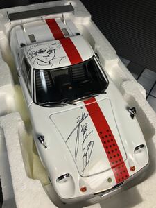 超激レア！京商1/18サーキットの狼 ロータス ヨーロッパ スペシャル 池沢さとし師　直筆サイン入②