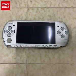 1円〜 動作確認/初期化済 箱無 PSP PSP-3000 ミスティックシルバー