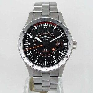 中古フォルティス【FORTIS】 F426.0000 フリーガー F-43 トリプルGMT チタン