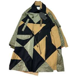 sacai サカイ　21AW x HWT Fabric Doking Coat カーキ系 サイズ:1