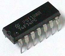 74F74PC 2回路フリップフロップ IC　５個