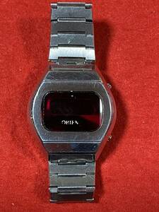  ORIENT オリエント H680103A-40 タッチトロン デジタルウォッチ シルバー ヴィンテージ メンズ 腕時計　ジャンク