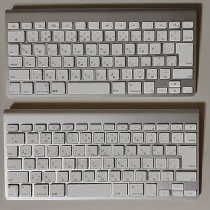 4716 不良キーあり ジャンク 2個 Apple純正 Wireless Keyboard Bluetooth ワイヤレス日本語キーボード A1314