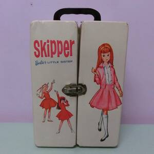 スキッパー 1964年 ビンテージ ドールケース トランク 洋服 人形 収納ケース バッグ◆Skipper Barbie 60s Vintage バービー ドールハウス