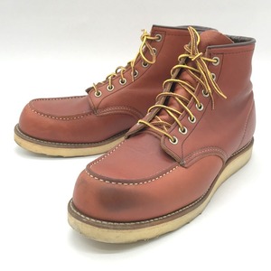 REDWING ブーツ Classic Moc クラシックモック アメリカ製 モックトゥー ワークブーツ 27.5cm ブラウン レッドウイング 靴 B11138◆