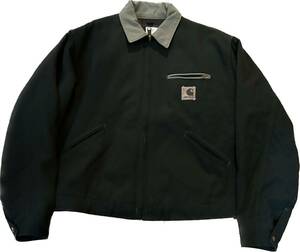 希少 J129 OLV USA製 00s Carhartt Detroit Jacket カーハート デトロイトジャケット Vintage ビンテージ オリーブグリーン 緑