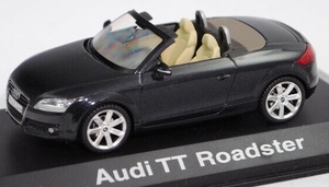 【特注】Ж 未使用! シュコー 1/43 アウディ Audi TT ロードスター Roadster 8J 2006 黒 Black Schuco 箱ナシЖ Quattro TTS RS 8N PMA MMP