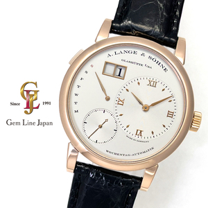 ランゲ＆ゾーネ A.LANGE&SOHNE ランゲ1 デイマティック 320.032 PG/革 美品 メンズ 自動巻 時計