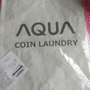 AQUA トートバッグ 特大サイズ コインランドリー用に