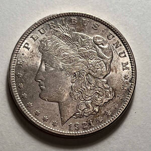 1921 アメリカ合衆国 1ドル銀貨 モルガン ダラー US one Dollar Silver.900 アメリカ コインコレクション品