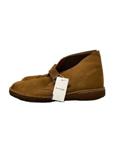 Clarks◆ブーツ/US8.5/CML/スウェード