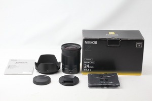 ◆新品同様◆ニコン Nikon NIKKOR Z 24mm f/1.8 S 付属品完備 元箱◇M45892