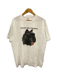 Hanes◆Tシャツ/XL/コットン/WHT/プリント