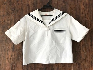 ss_3675y ★定形外 配送★ 大きいサイズ LL程度 九州方面 中学 高校 夏服 半袖 指定セーラー服 ファインレディー カンコー 製　女子制服