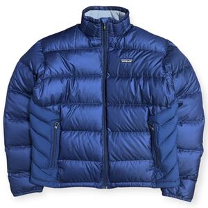 稀少 patagonia 00s ヴィンテージ インサレーショングースダウンジャケット 84601F7 肉厚 短丈 Mサイズ ヌプシ型 ブルー