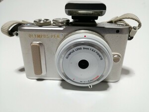 動作確認済み OLYMPUS オリンパス PEN E-PL8 ミラーレス一眼 シャッター回数 2850回 レンズ OLYMPUS LENS 9mm F8 FISHEYE