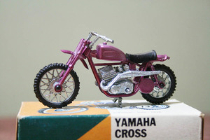 レア! Polistil-Italy-1976 YAMAHA CROSS (MT113) ビンテージ・ミニチュアバイク ヤマハ 箱入美品(ebayでの高額転売にご注意下さい)