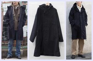 6.4万 THE NERDYS ミリタリー ロングコート パーカー ジャケット モッズコート norbit nigel cabourn griffin maharishi noyku attachment