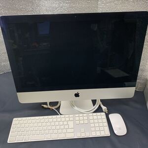 ★大阪堺市/引き取り可★iMac A1418 動作品 初期化済み 8GB OS X Yosemite 一体型PC パソコン キーボード マウス付き★