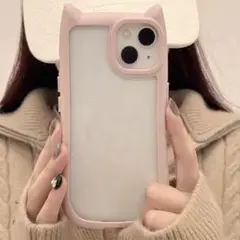 【新品未使用】iPhoneケース シリコン ピンク