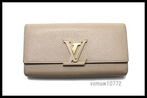 RFIDタグ近年希少美中古■LOUIS VUITTON トリヨン ポルトフォイユカプシーヌ レザー 2つ折り長財布 ルイヴィトン■1031mm30435