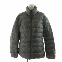 ユニクロ UNIQLO ウルトラライトダウンジャケット ULTRA LIGHT DOWN アウター スタンドカラー ジップアップ L グレー 211-439702 /NQ