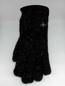 Vivienne Westwood ヴィヴィアンウエストウッド 手袋 毛 ブラック 約24cm