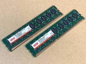 ★innodisk DDR3L-1866 8GB×2枚 16GBメモリセット ECC Unbuffered M3C0-8GSS3LQE 良品美品★送185ok★