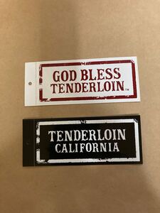 TNDERLOIN California god bless ステッカー　sticker 2枚セット　テンダーロイン