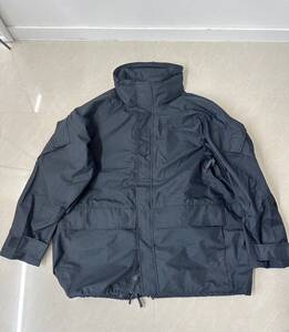 デッドストック【米軍実物】U.S.NAVY【ECWCS】【COLD WEATHER PARKA NAVY】黒　ゴアテックスパーカー　XL 希少サイズ