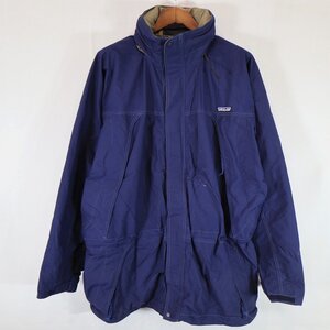 2000年代〜 patagonia パタゴニア リキッドスカイ マウンテンパーカー アウトドア GORE-TEX ネイビー (メンズ XL) 中古 古着 O4155