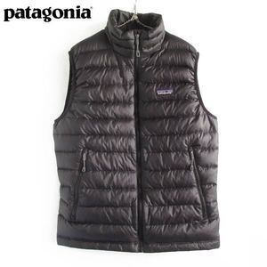 美品 2016年製 patagonia パタゴニア ダウン セーター ベスト 黒 S パッカブル ブラック D150-05-0020ZV