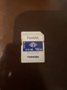 ＠91604)東芝 無線LAN SDカード Toshiba FlashAir W-04 16GB 初期化済　 型号：W04016C