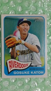 送料込即決 2014 Topps Heritage Minor League Edition #139 Gosuke Katoh 加藤豪将 日本ハムファイターズ