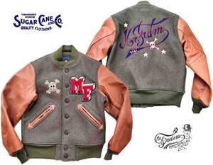 シュガーケーン×ミスターフリーダム 38 SC14242 MISTER FREEDOM MFSC[SURPLUS]“MF HEADQUATERS” JACKET スタジャン アワードジャケット