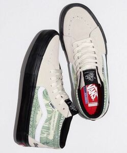 23SS SUPREME x VANS シュプリーム バンズ Dollar Skate Grosso Mid ダラー スニーカー US 9.0 27cm b6890