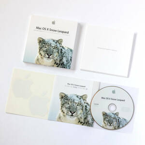 Apple Mac OS X Snow Leopard OS【良品】インストーラー DVD MC223J/A ステッカー付