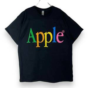 アップル Mac APPLE Tシャツ 企業物 黒 大判 デカロゴ 製 90s USA アメリカ 00s y2k 野村訓市 Marlboro ヴィンテージ STP 古着 Vintage