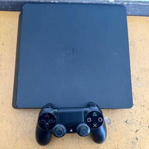 【中古品】 SONY PlayStation 4 ジェットブラック 500GB CUH-2100A 封印あり　現状品　ジャンク