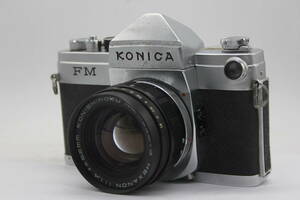 【訳あり品】 コニカ Konica FM Hexanon 52mm F1.4 ボディレンズセット v2305