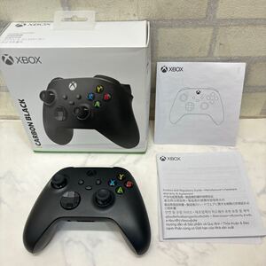 美品 XBOX コントローラー MODEL 1914 カーボン ブラック Microsoft ワイヤレス 黒 