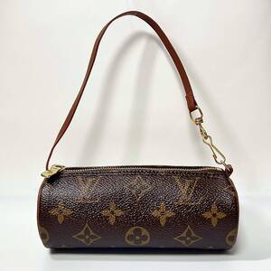 Louis Vuitton ルイ・ヴィトン パピヨン ミニポーチ M51385 モノグラム ヴィンテージ レディース ショルダーバッグ 美品