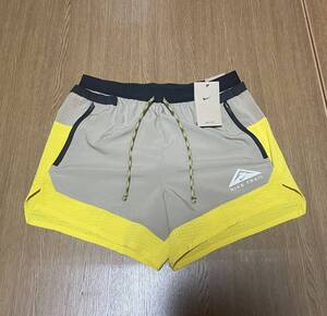 新品未使用　送料込み　NIKE TRAIL メンズ インナー付きショートパンツ ランニング Lサイズ